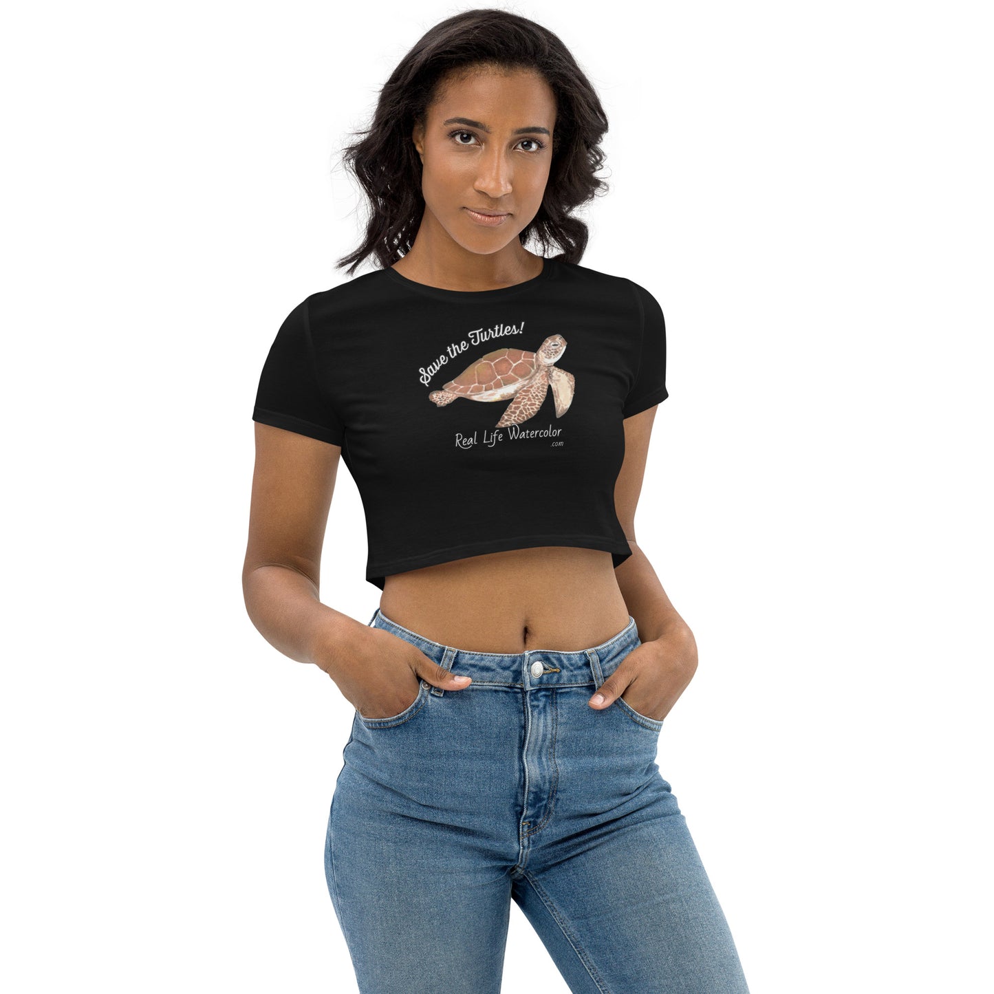 The Loggerhead Sea Turtle Crop Top (Organic Cotton)