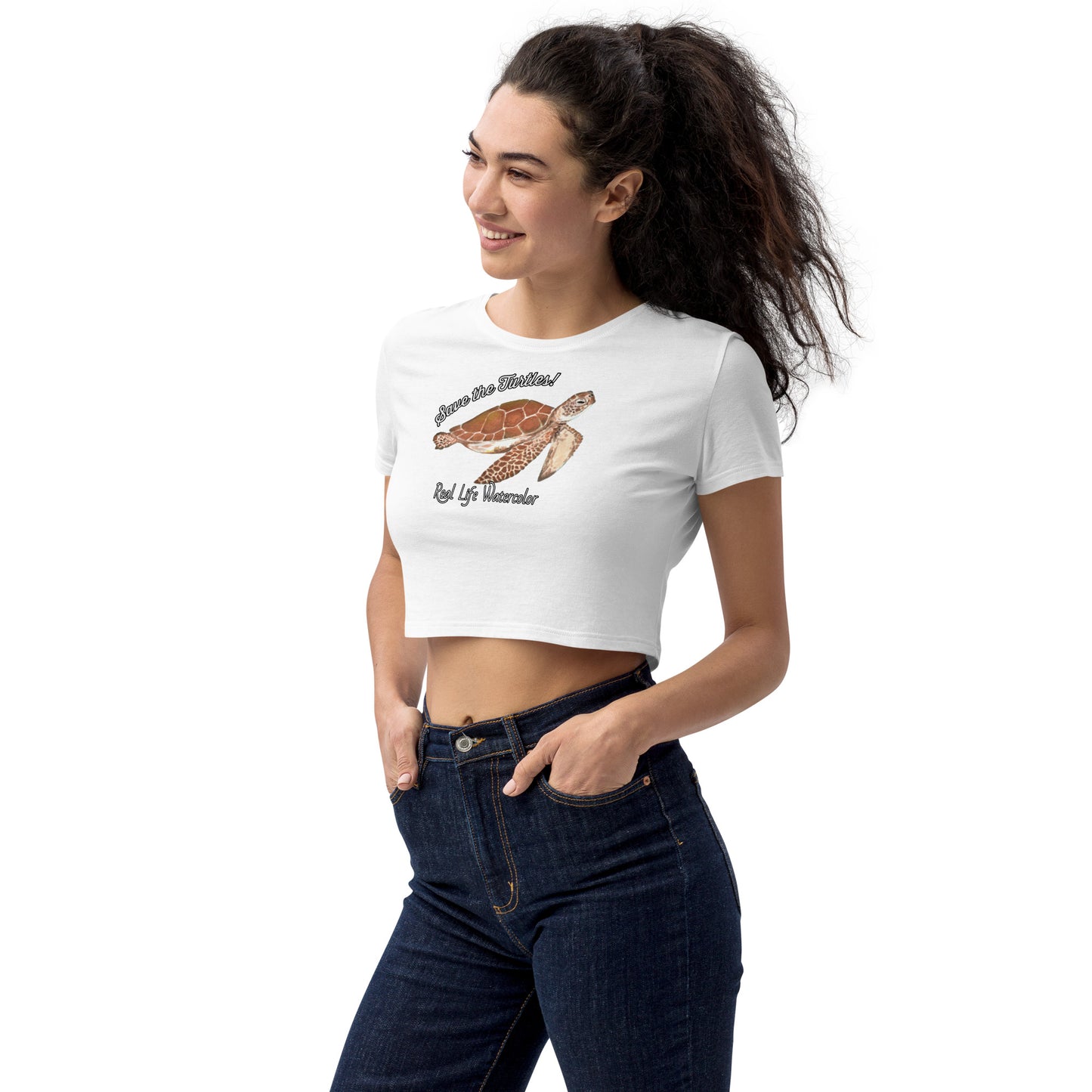 The Loggerhead Sea Turtle Crop Top (Organic Cotton)