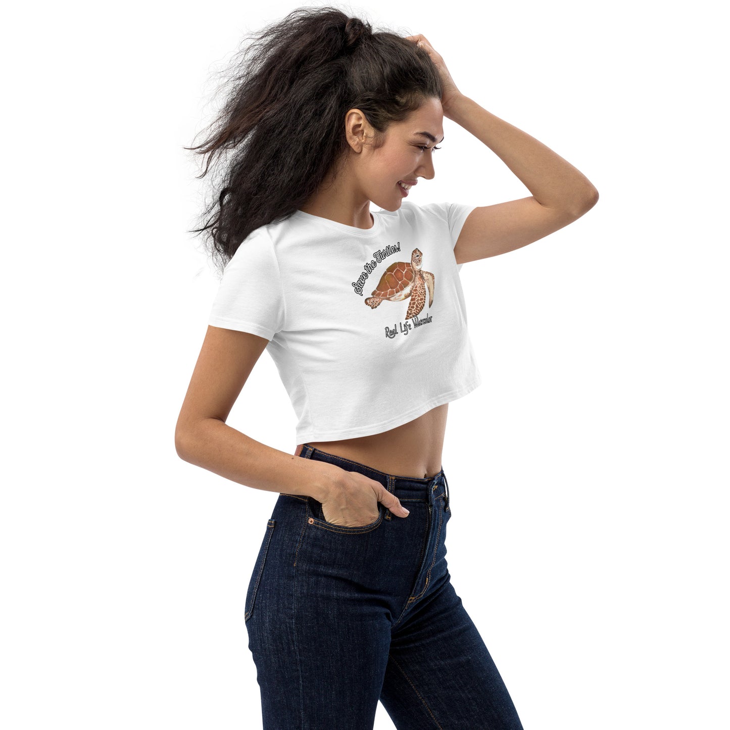 The Loggerhead Sea Turtle Crop Top (Organic Cotton)