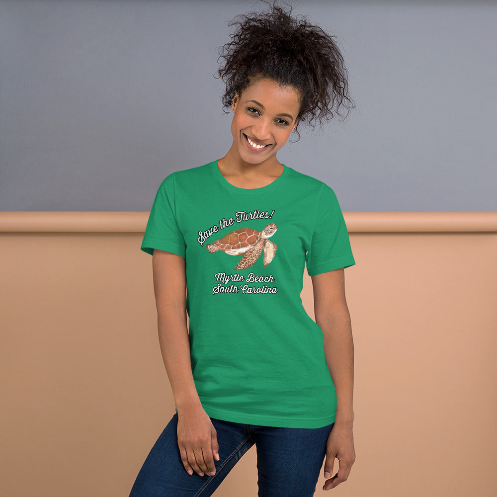 Save the Turtles Myrtle Beach Unisex t-shirt