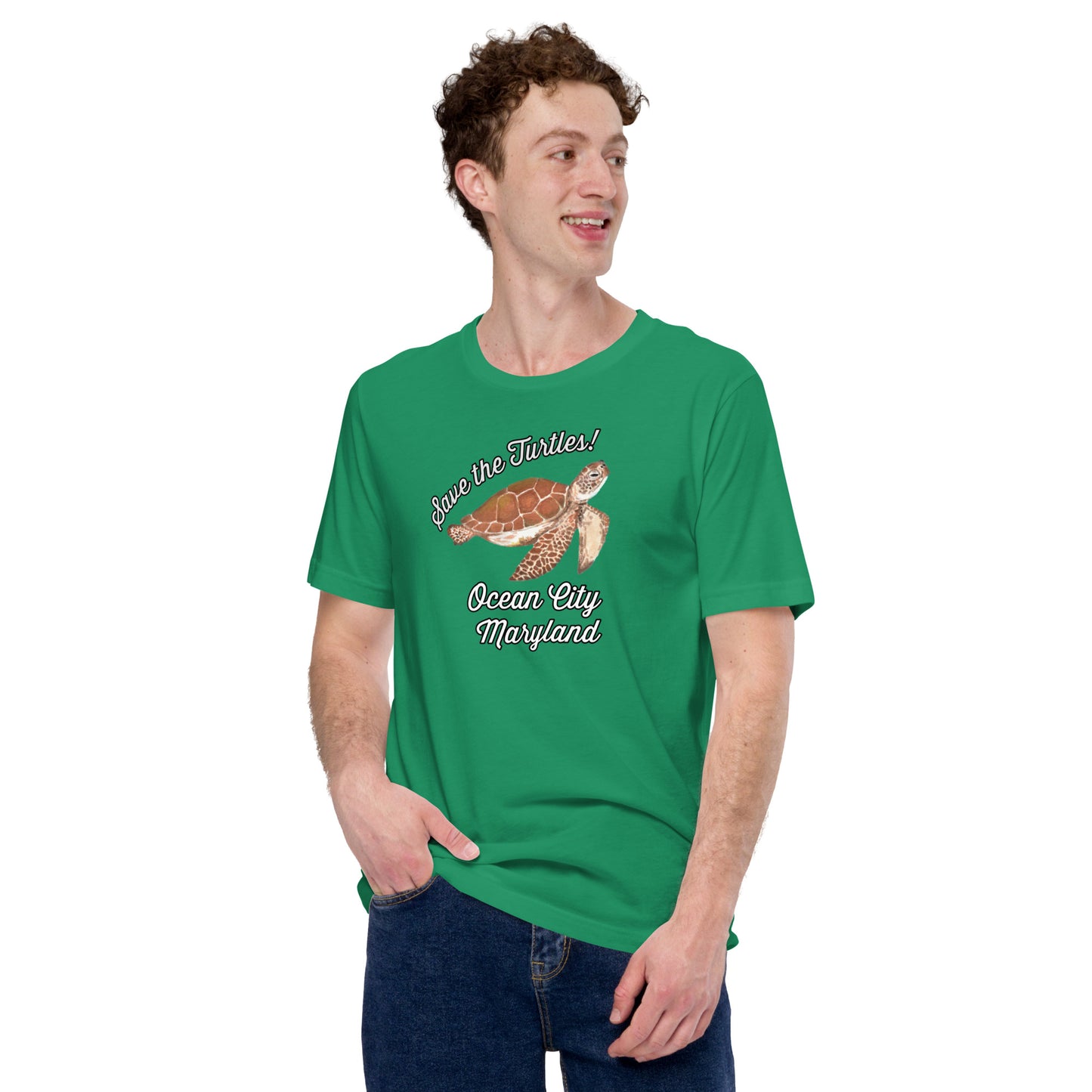 Save the Turtles Ocean City Unisex t-shirt