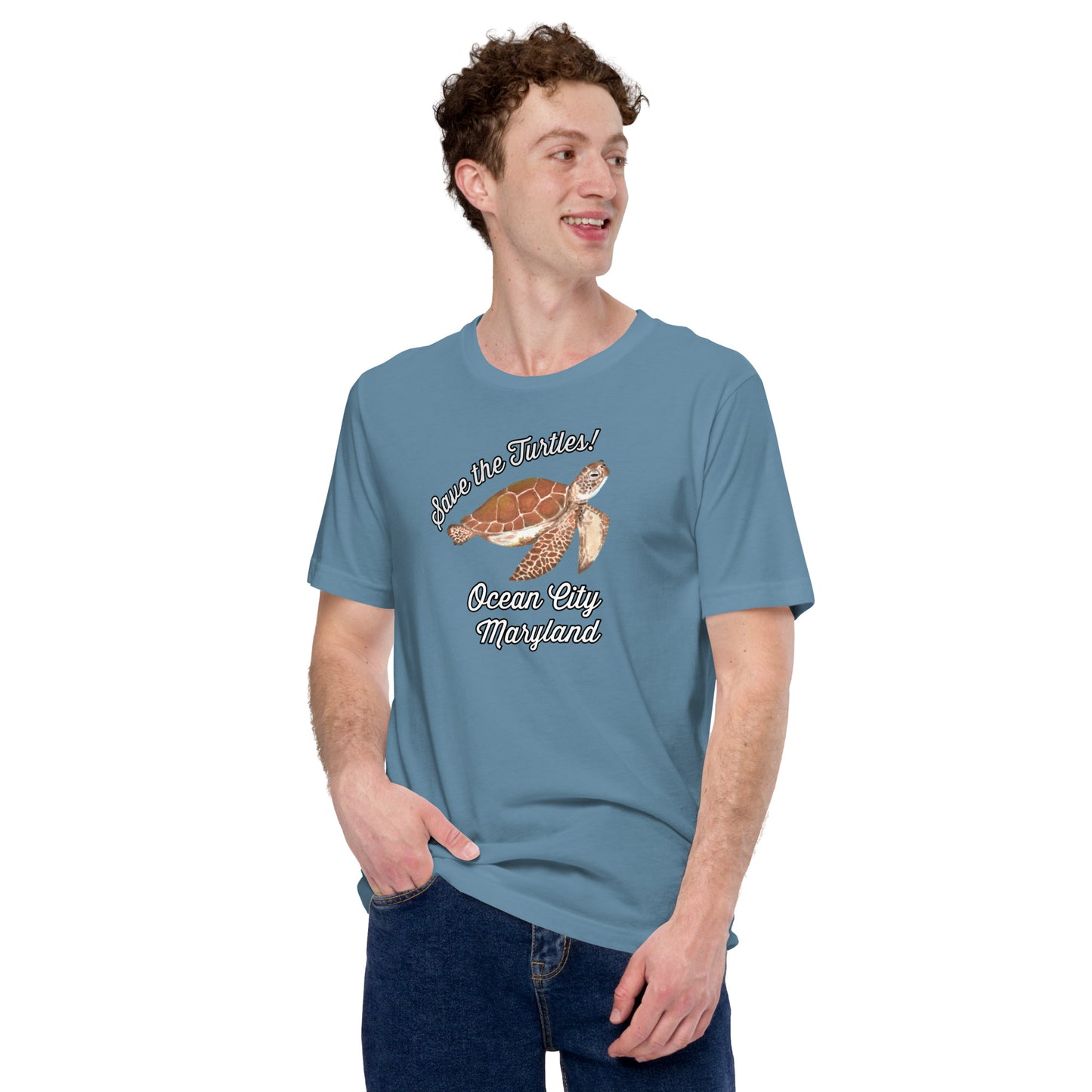 Save the Turtles Ocean City Unisex t-shirt