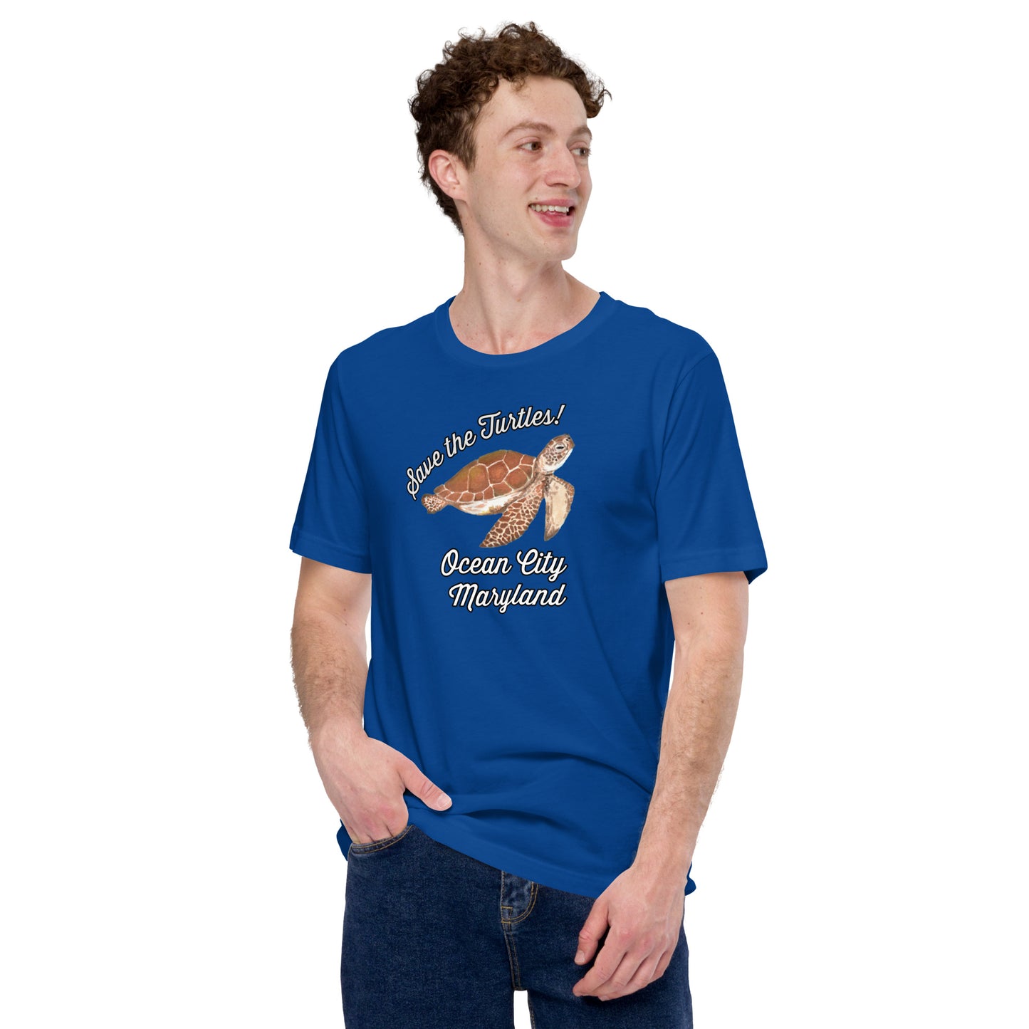 Save the Turtles Ocean City Unisex t-shirt